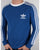 Adidas Originals 3 Stripes Long Sleeve T-shirt EQT Blue