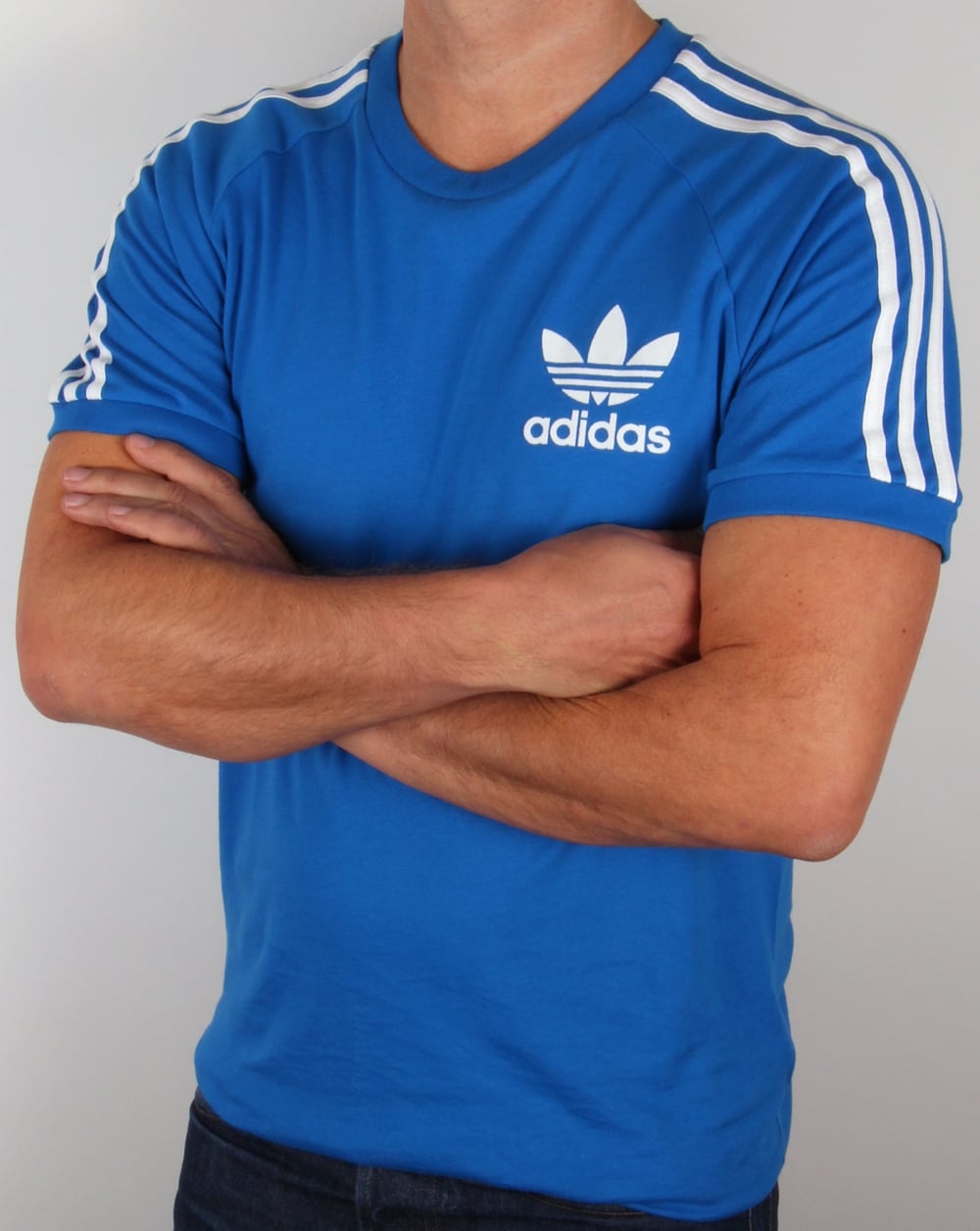 Adidas Originals 3 Stripes T-shirt Bluebird Blue
