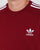 Adidas Originals 3 Stripes T Shirt Collegiate Burgundy