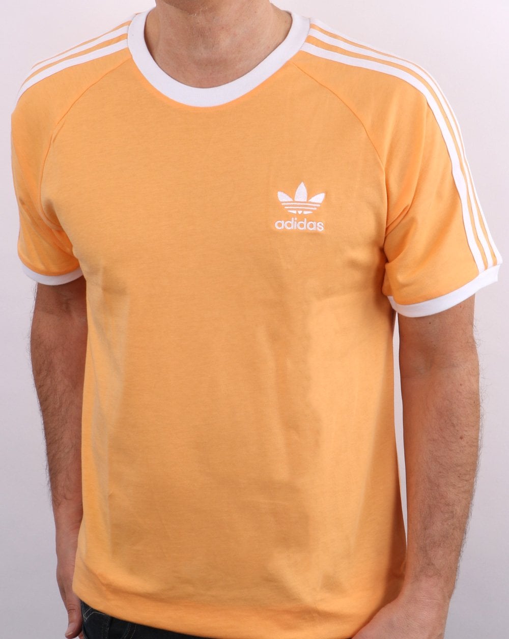 Adidas Originals 3-Streifen-T-Shirt Hazy Orange