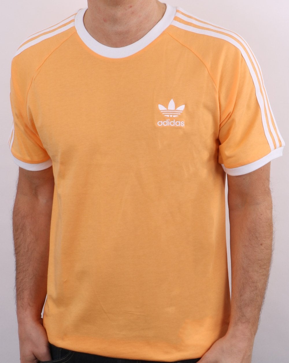 Adidas Originals 3-Streifen-T-Shirt Hazy Orange