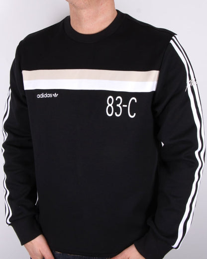 Adidas Originals 83-c Sweatshirt Schwarz