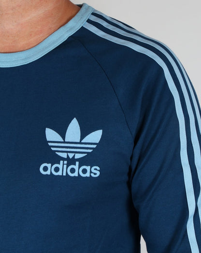 Adidas Originals Adicolour Langarm-T-Shirt Schattenblau/Klarblau