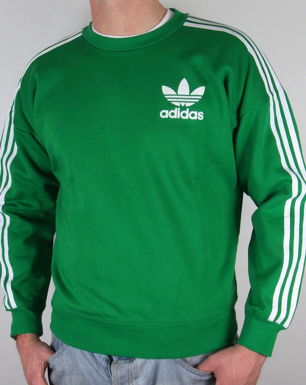 Adidas Originals Adicolour Sweatshirt Green/White