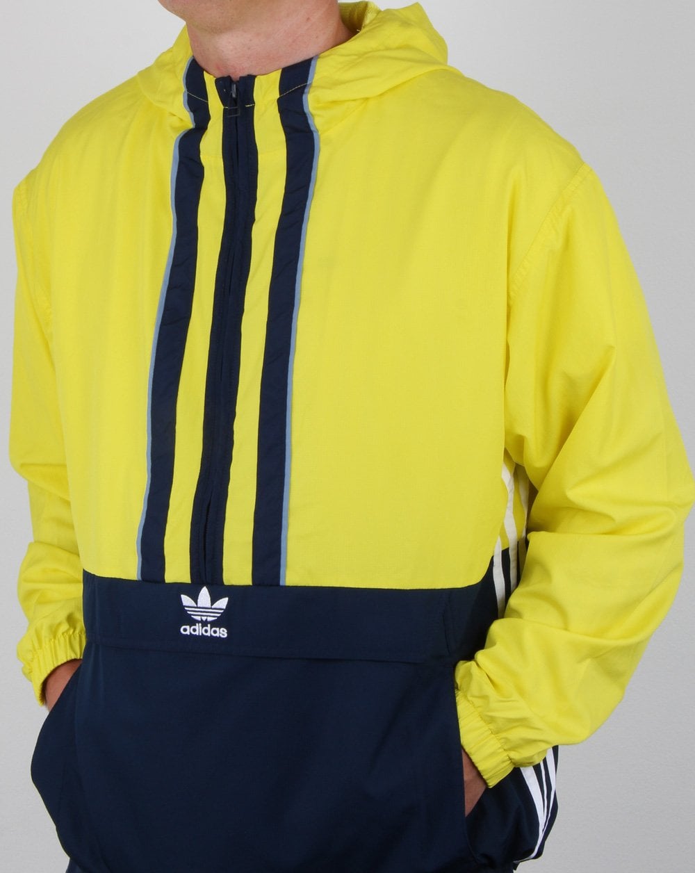 Adidas Originals Authentics Anorak Shock Gelb/Marineblau