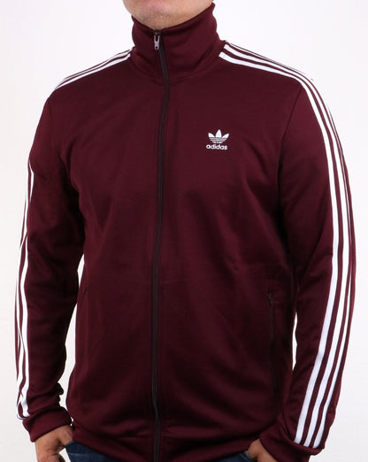 Adidas Originals Beckenbauer Track Top Deep Claret