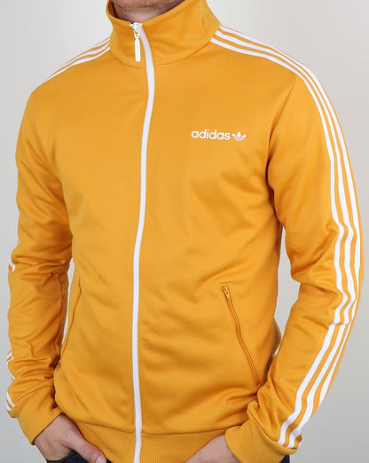 Adidas Originals Beckenbauer Trainingsjacke Old Skool Gelb