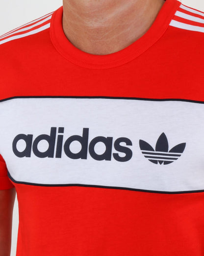 Adidas Originals Block T-Shirt Core Red