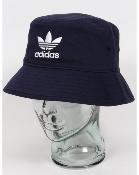 Adidas Originals Bucket Hat With Trefoil Navy