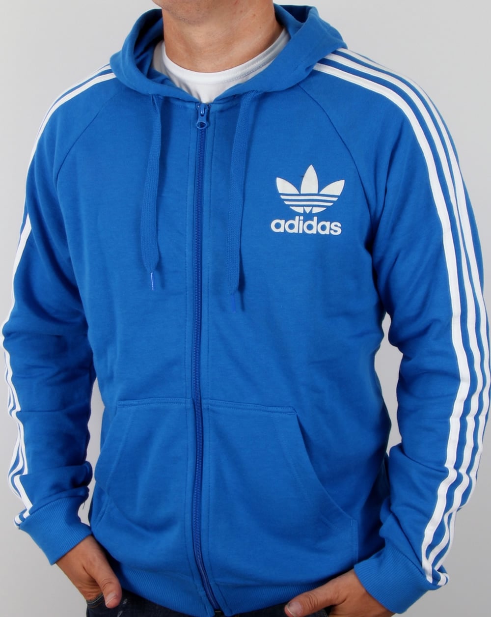 Adidas Originals California Full Zip Hoody Bluebird