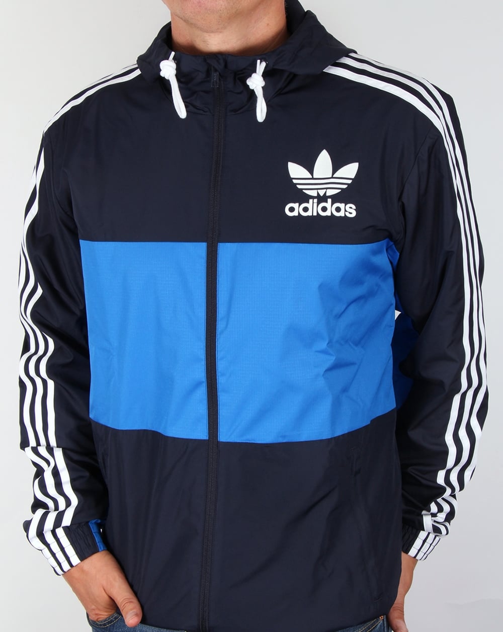 Adidas Originals California Windbreaker Marineblau/Blau
