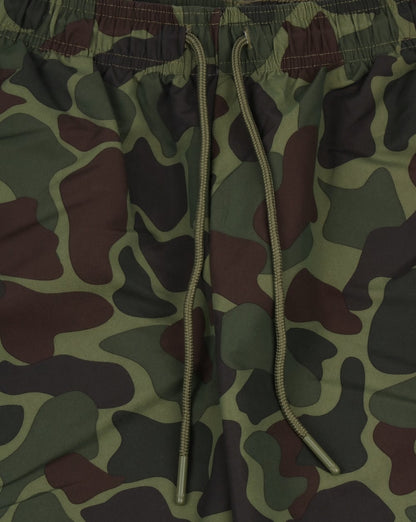 Adidas Originals – Grüne Camouflage-Shorts