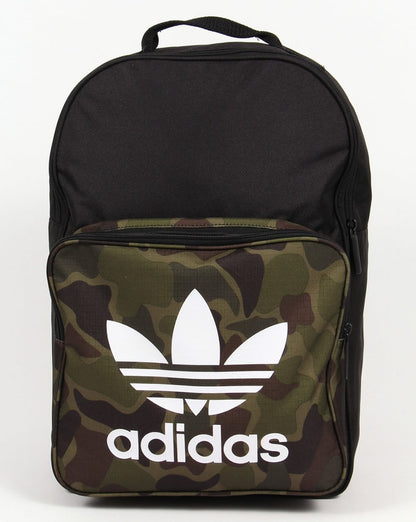 Adidas Originals – Klassischer Rucksack mit Camouflage-Muster, Schwarz