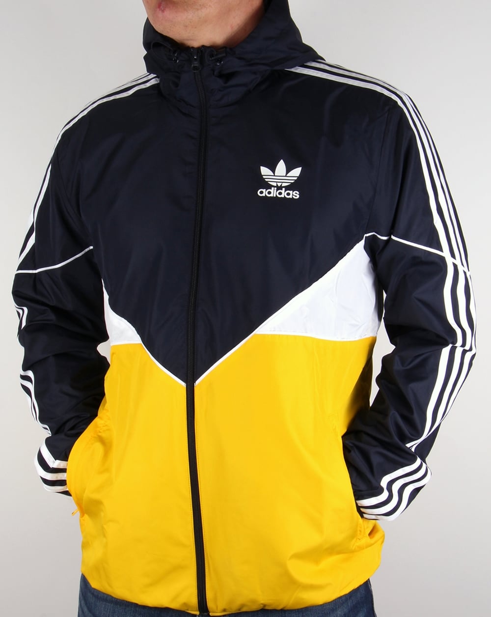 Adidas Originals Colorado Windbreaker Marineblau/Gelb