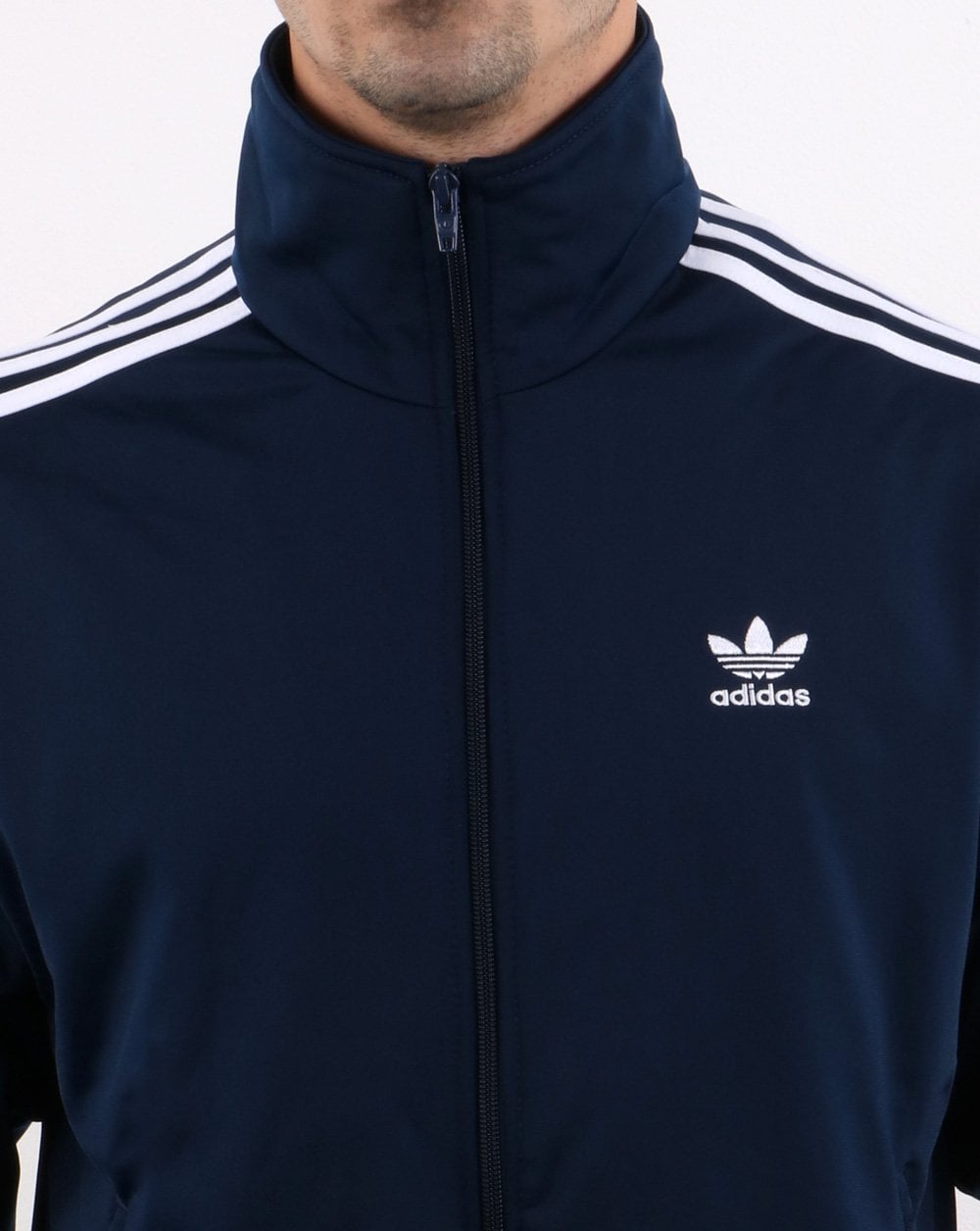 Adidas Originals – Firebird – Trainingsjacke in Marineblau
