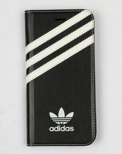 Adidas Originals iPhone 7 Booklet-Hülle Schwarz/Weiß