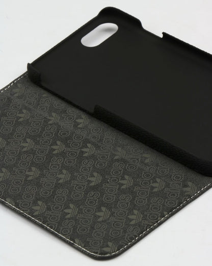 Adidas Originals iPhone 7 Booklet-Hülle Schwarz/Weiß