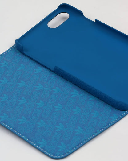 Adidas Originals iPhone 7 Booklet-Hülle Bluebird Blau/Weiß