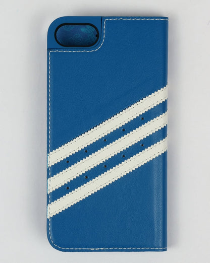 Adidas Originals iPhone 7 Booklet-Hülle Bluebird Blau/Weiß