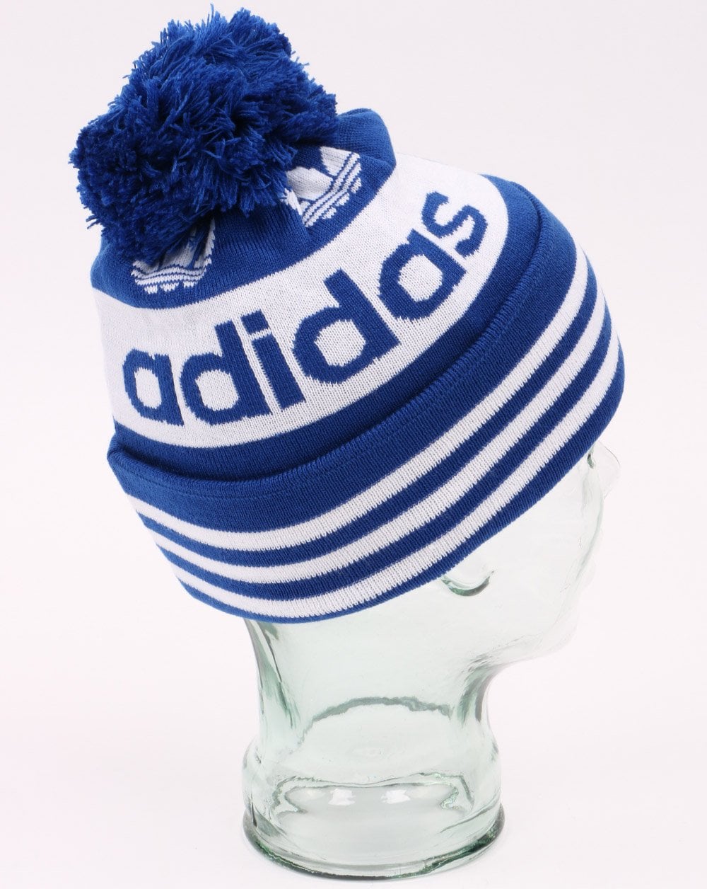 Adidas Originals Jacquard Bommelmütze Beanie Blau
