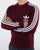 Adidas Originals Long Sleeve Pique T Shirt Maroon