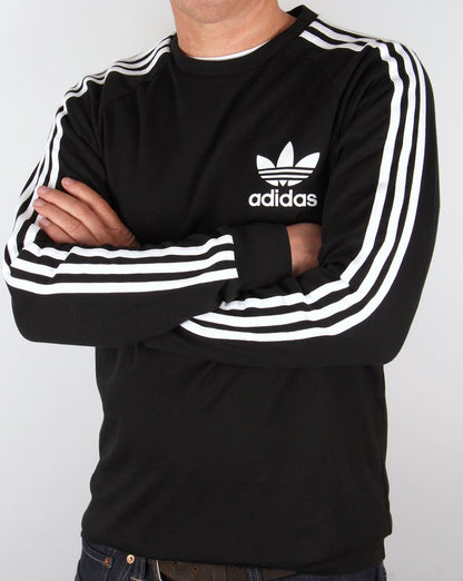 Adidas Originals Langarm-T-Shirt Schwarz