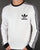 Adidas Originals Long Sleeve T Shirt White-Black