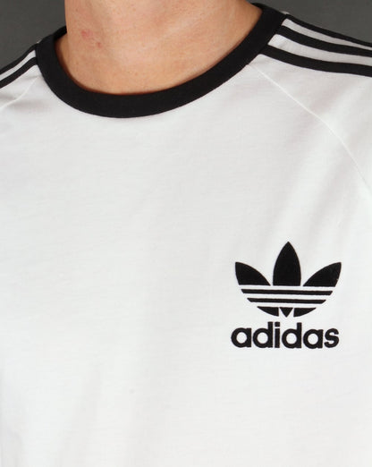 Adidas Originals Langarm-T-Shirt Weiß-Schwarz