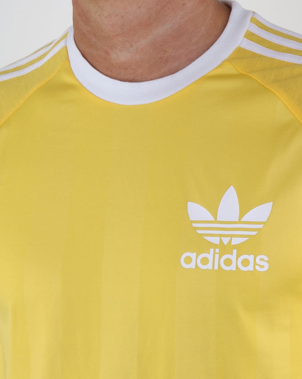 Adidas Originals Old Skool 3-Streifen-T-Shirt Zitrusgelb