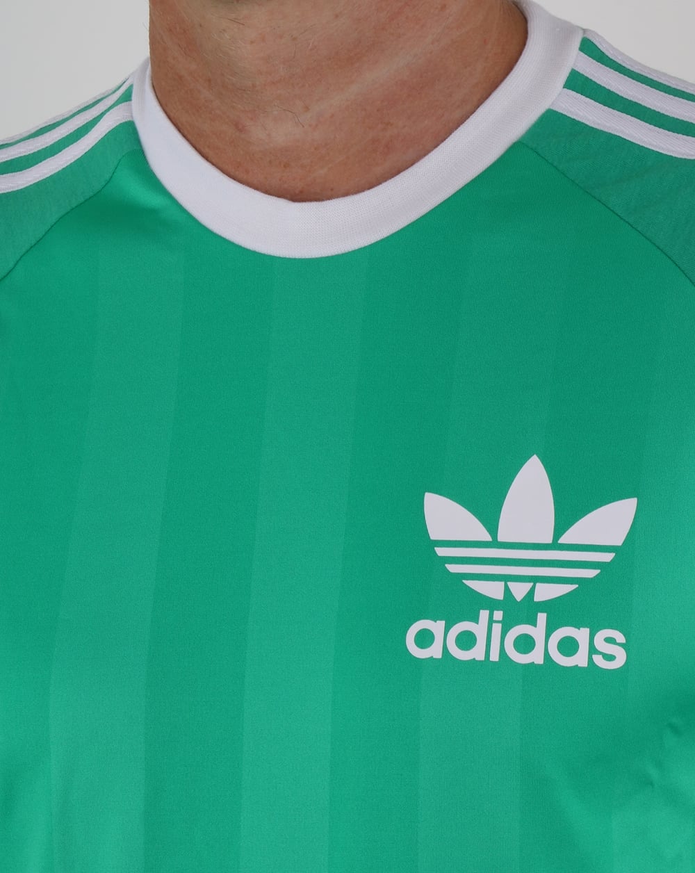 Adidas Originals Old Skool 3-Streifen-T-Shirt leuchtendes Grün