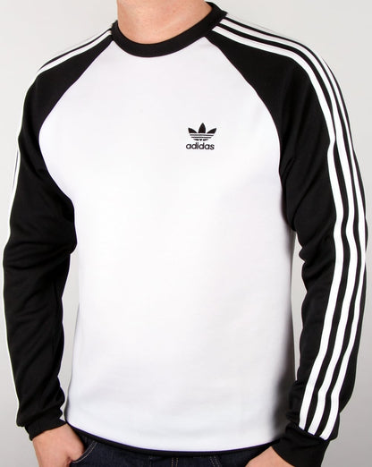 Adidas Originals Old Skool Sweat Top Weiß/Schwarz