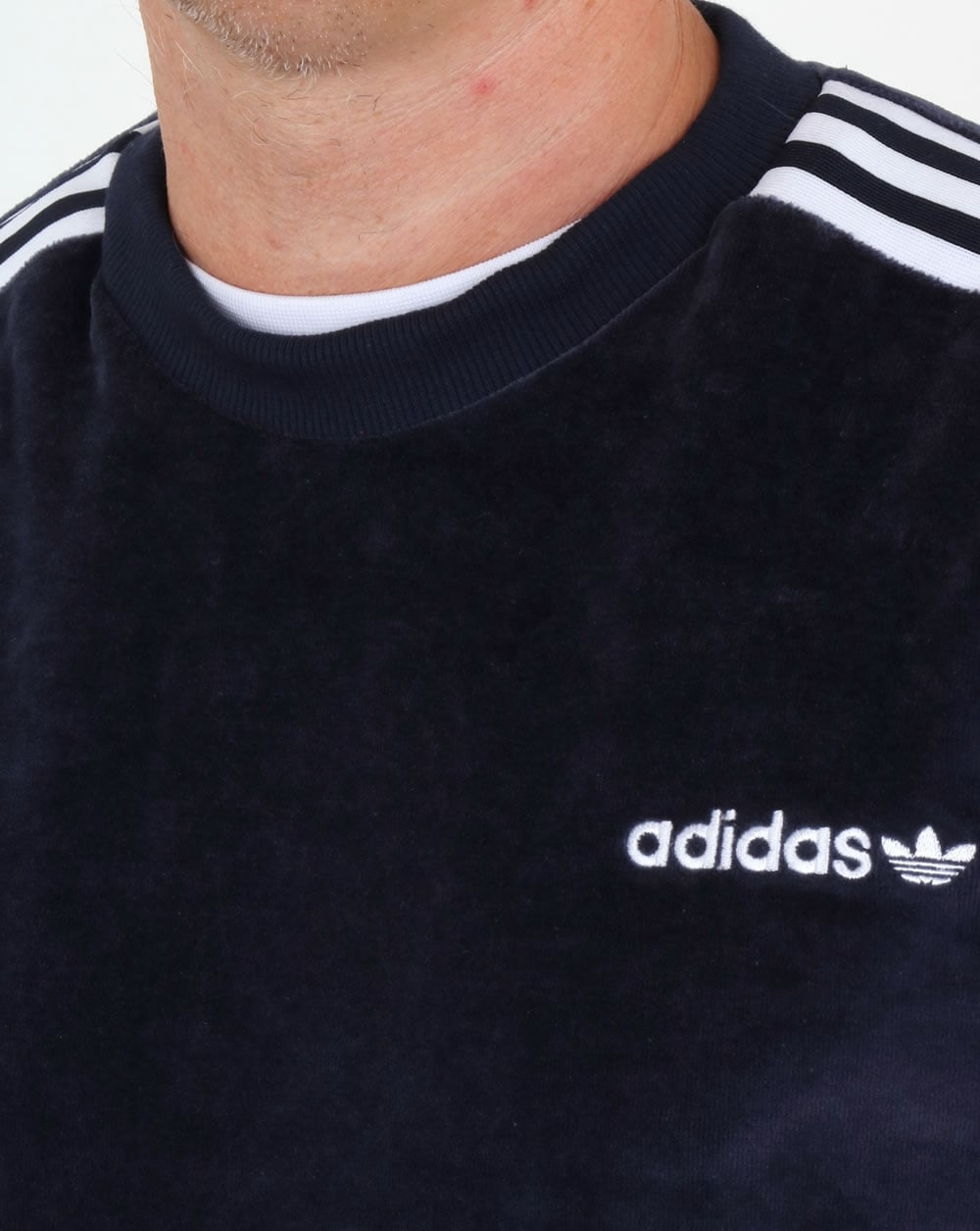 Adidas Originals OS Velour Crew Sweat Legend Ink