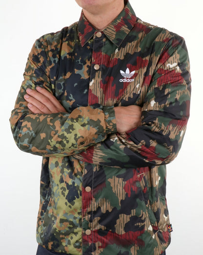 Adidas Originals – Pharrell Williams – Wendbare Wander-Trainerjacke „Hu“ im Camouflage-Muster