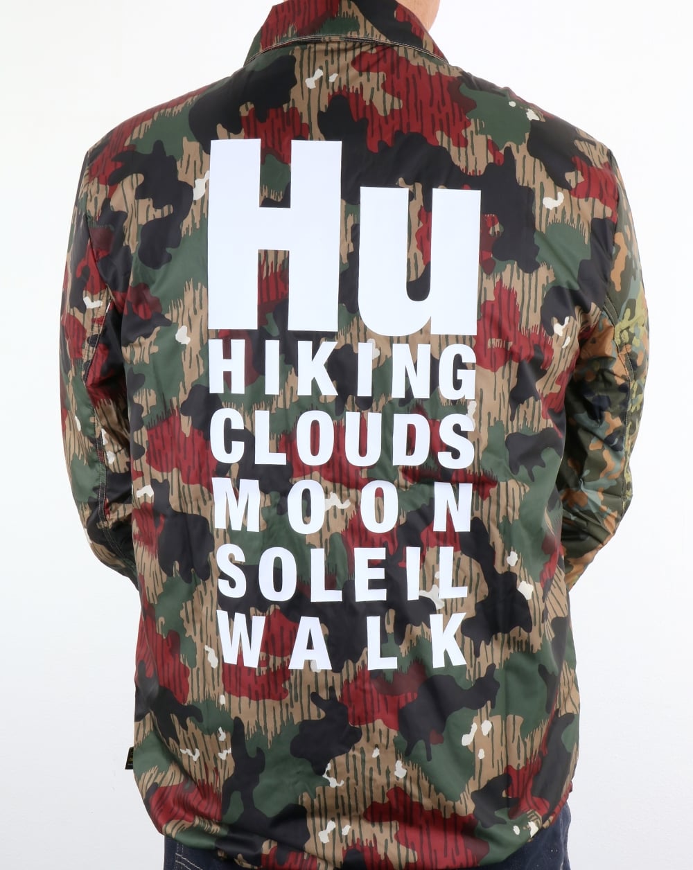 Adidas Originals Pharrell Williams Hu Hiking Reversible Camo Coach Jacket
