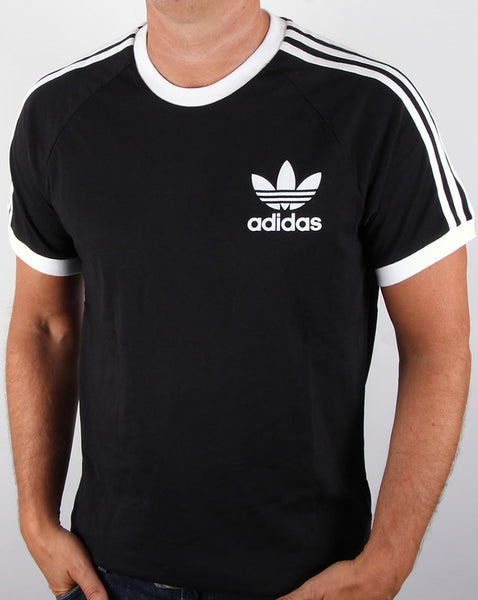 Adidas Originals Retro 3 Stripes T-shirt Black