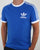 Adidas Originals Retro 3 Stripes T Shirt Blue white