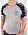 Adidas Originals Retro 3 Stripes T-shirt Heather Grey/navy Blue