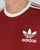 Adidas Originals Retro 3 Stripes T Shirt Mystery Red