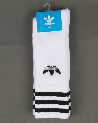 Adidas Originals Solid Crew Socken 3er-Pack Weiß/Schwarz