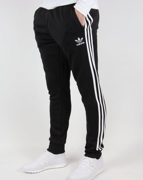 Adidas Originals Superstar Cuffed Track Bottoms Black/White