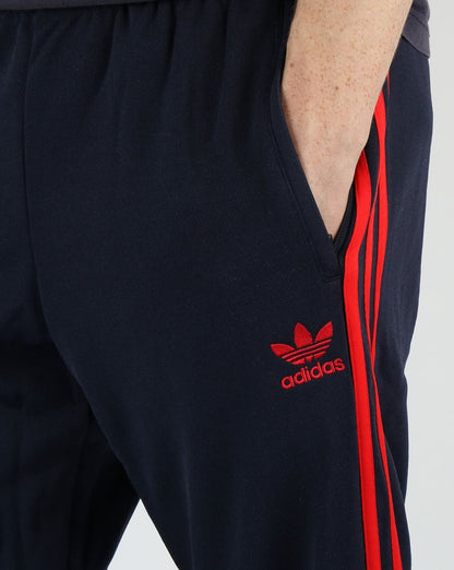 Adidas Originals Superstar Trainingshose mit Bündchen Marineblau/Rot