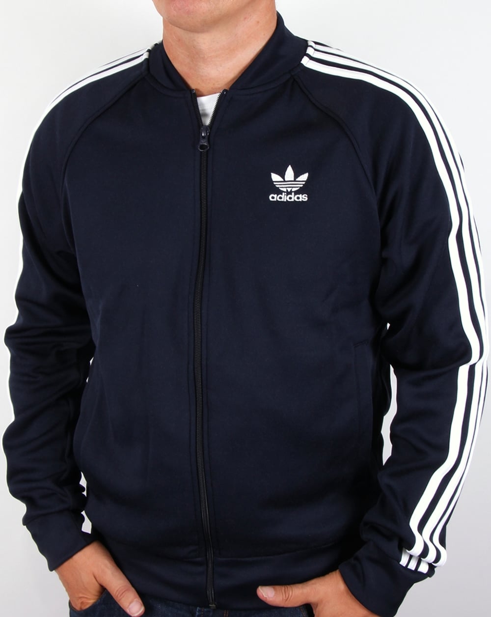 Adidas Originals – Superstar – Trainingsjacke in klassischem Marineblau