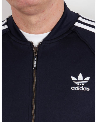 Adidas Originals – Superstar – Trainingsjacke in legendärem Marineblau/Weiß
