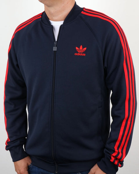 Adidas Originals Superstar Track Top Navy/Red