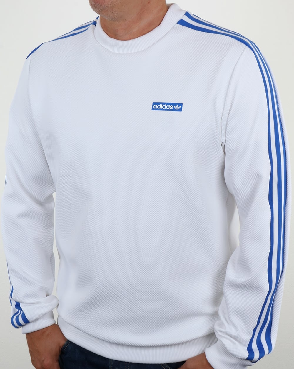 Adidas Originals Tennoji Crew Sweat White/Blue