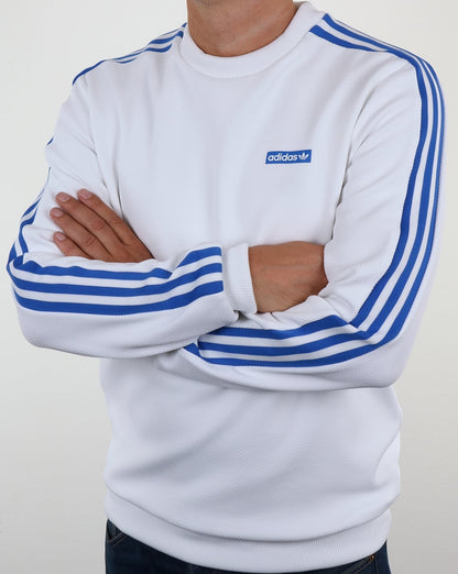 Adidas Originals Tennoji Crew Sweat Weiß/Blau