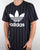 Adidas Originals TKO Pinstripe T Shirt Navy