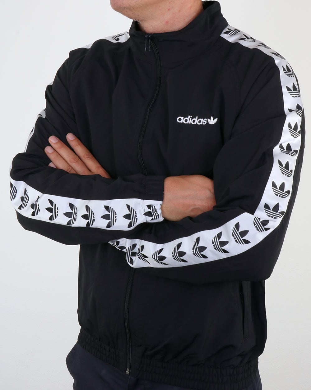 Adidas Originals TNT Tape Wind Jacket Black/White