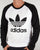 Adidas Originals Trefoil Long Sleeve Raglan T-shirt White/black