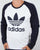 Adidas Originals Trefoil Long Sleeve Raglan T-shirt White/Navy